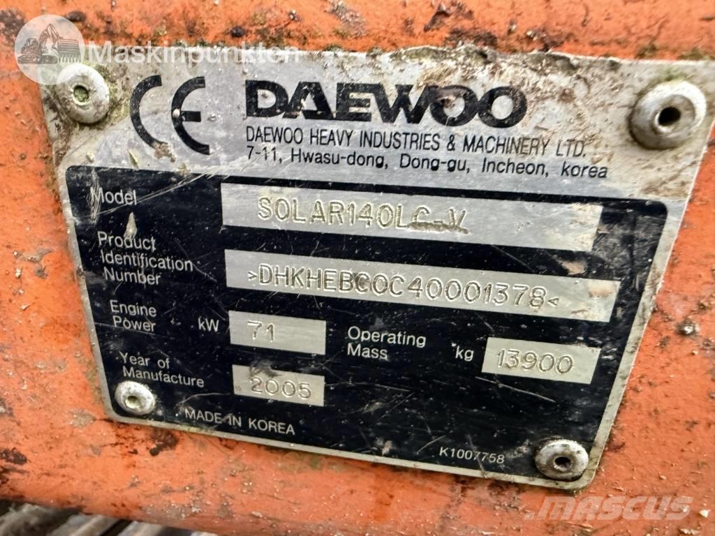 Daewoo Solar LCV Гусеничные экскаваторы