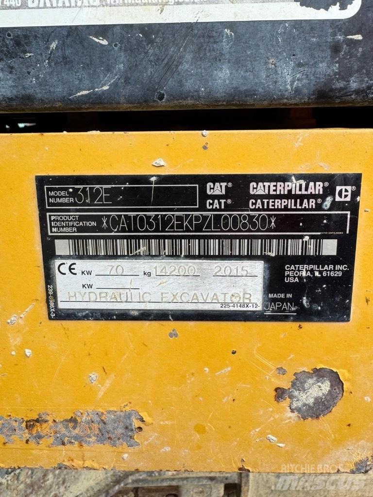 CAT 312 E Гусеничные экскаваторы