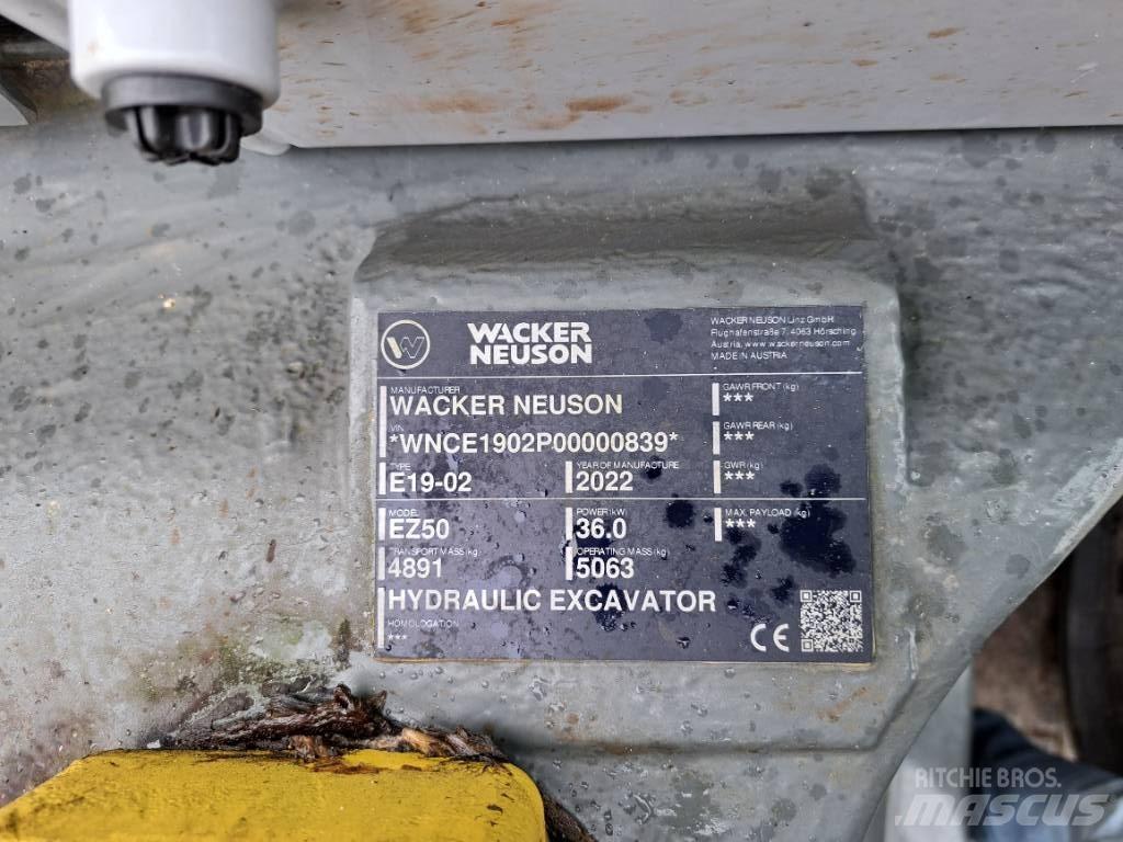 Wacker Neuson EZ50 Гусеничные экскаваторы