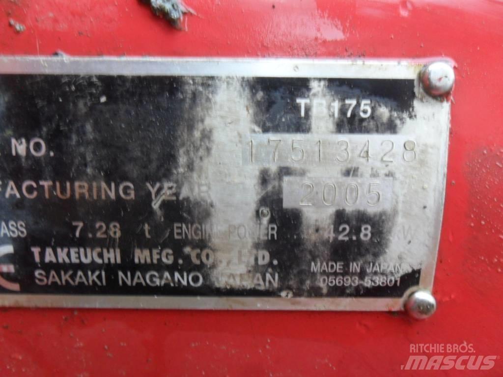 Takeuchi TB175 Малые экскаваторы 7т-12т