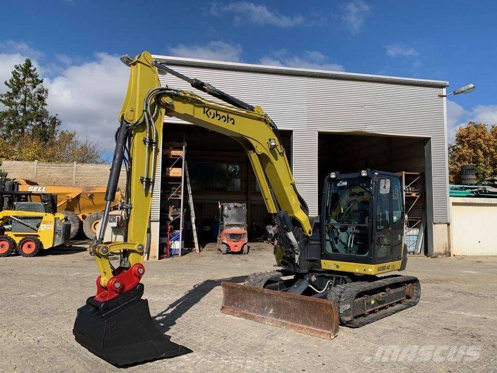 Kubota KX080-4@ Малые экскаваторы 7т-12т