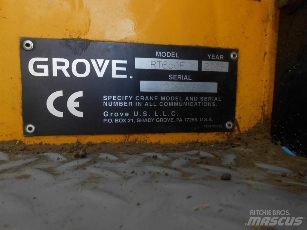 Grove RT 650 E Автокраны вездеходы