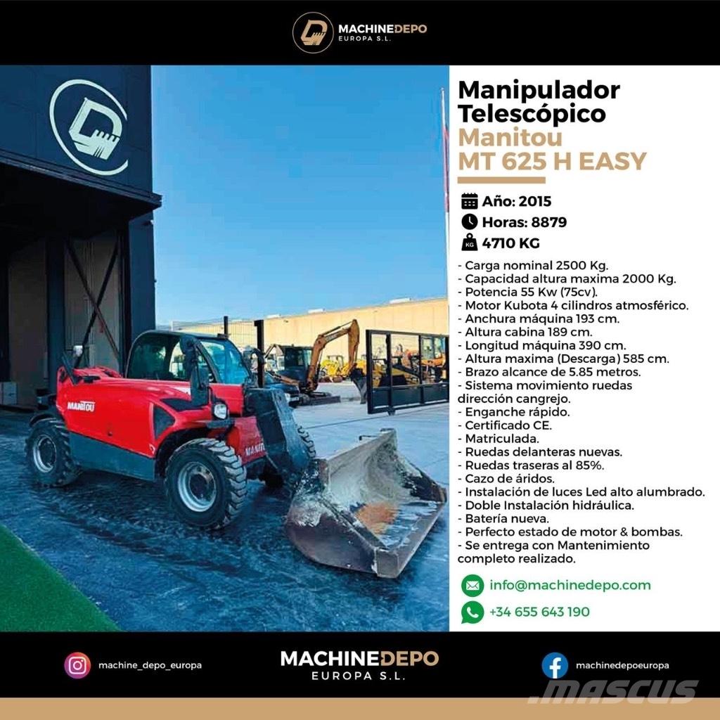 Manitou MT 625 H Телескопические погрузчики