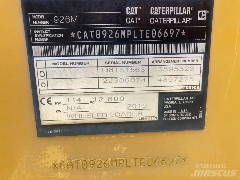 CAT 926M Фронтальные погрузчики
