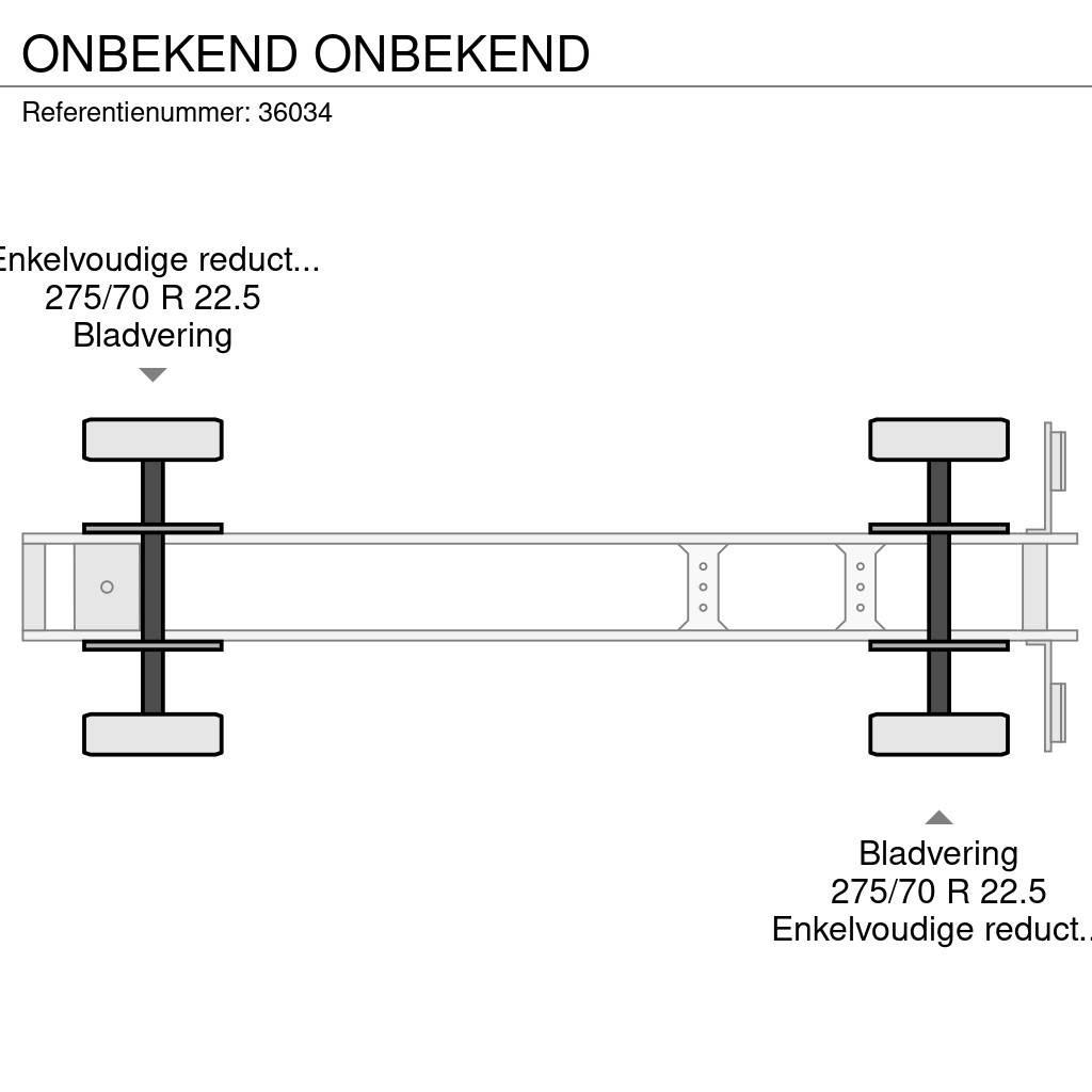  Onbekend ONBEKEND Полуприцепы-платформы/боковая разгрузка