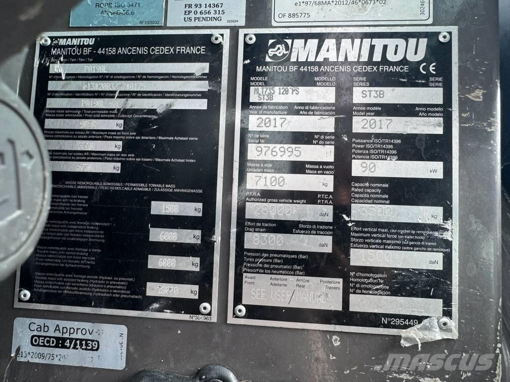 Manitou MLT 735-120 Сельскохозяйственные телескопические погрузчики