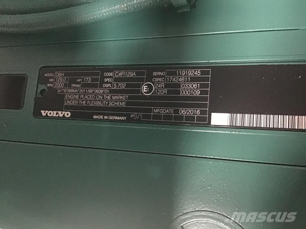 Volvo D6H NEW Двигатели