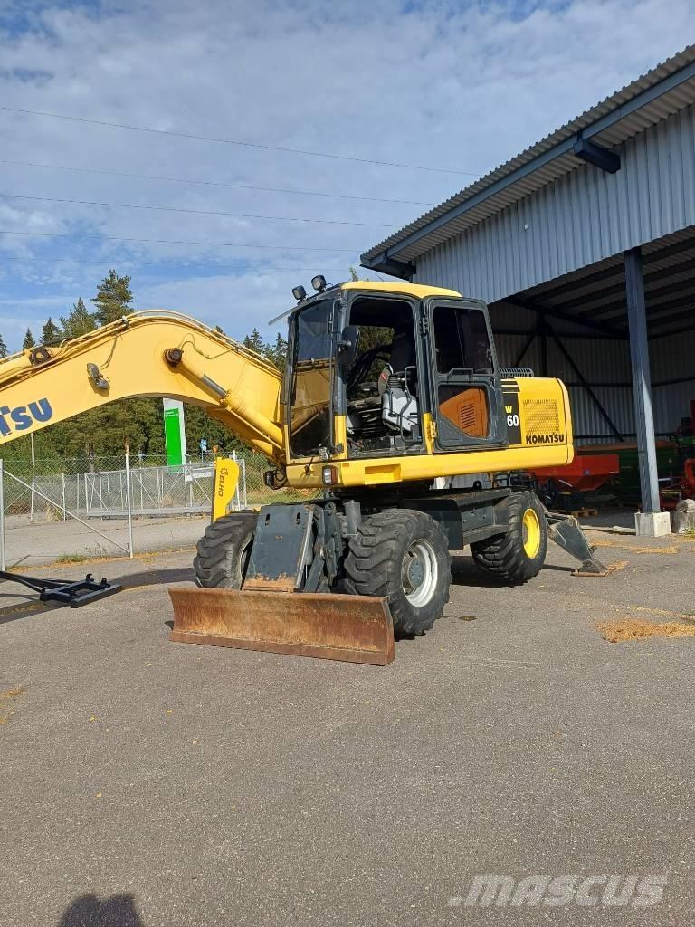Komatsu PW 160-7-4x4 Колёсные экскаваторы