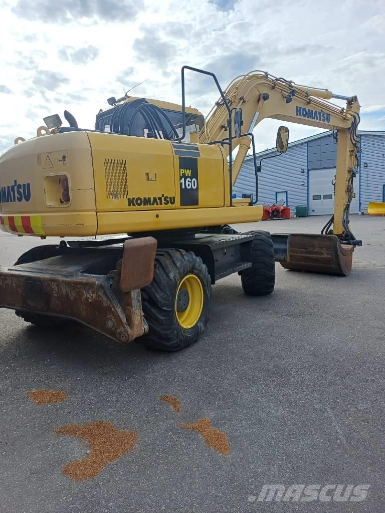 Komatsu PW 160-7-4x4 Колёсные экскаваторы