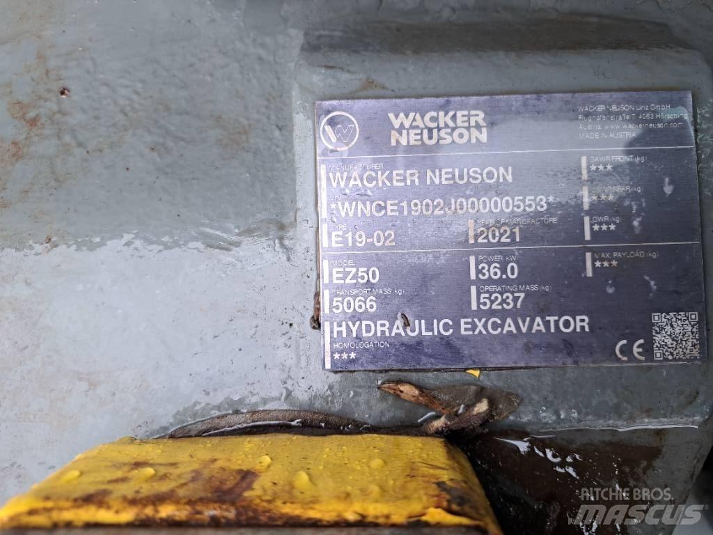 Wacker Neuson EZ50 Гусеничные экскаваторы