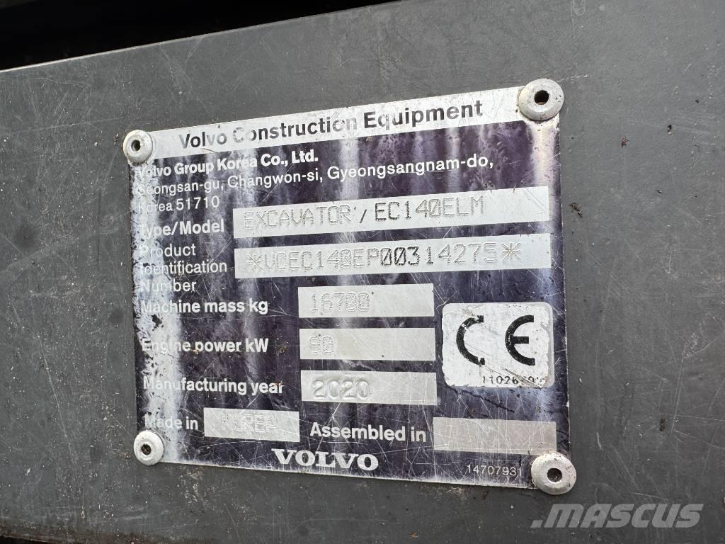 Volvo EC 140 ELM Гусеничные экскаваторы