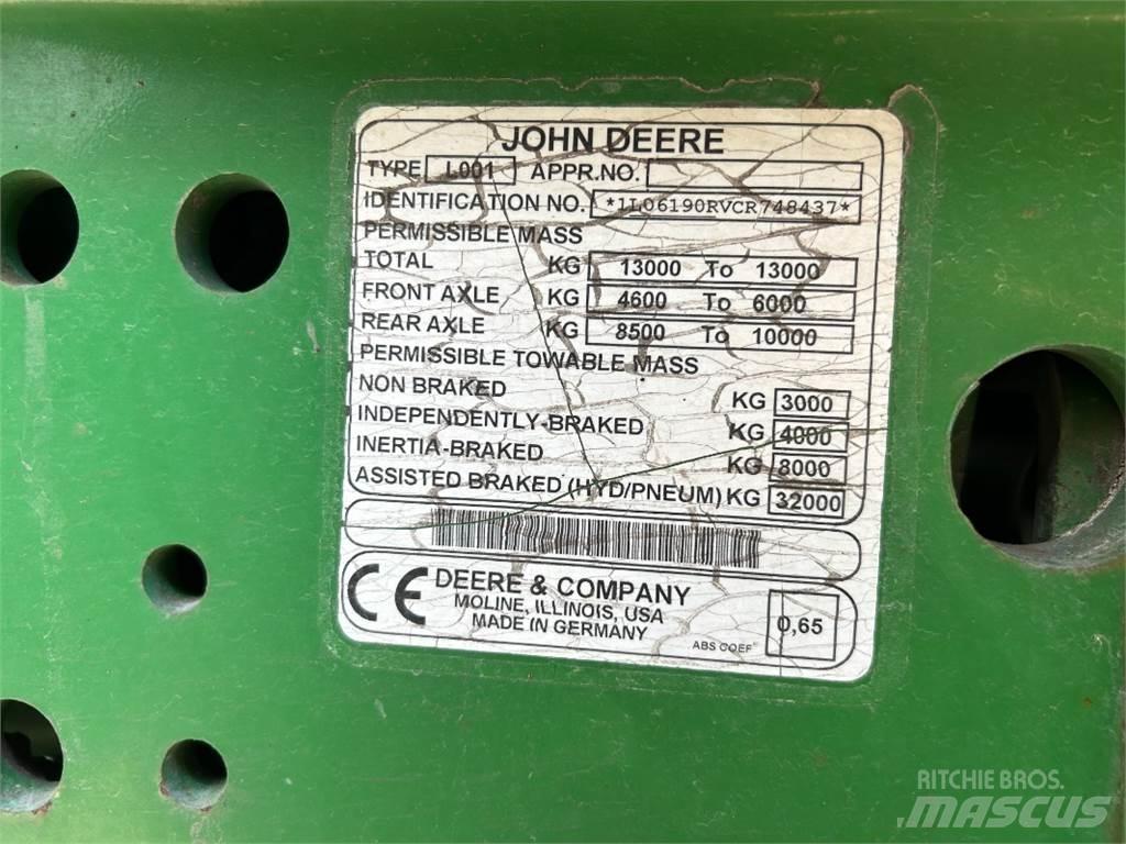 John Deere 6190R Трактора