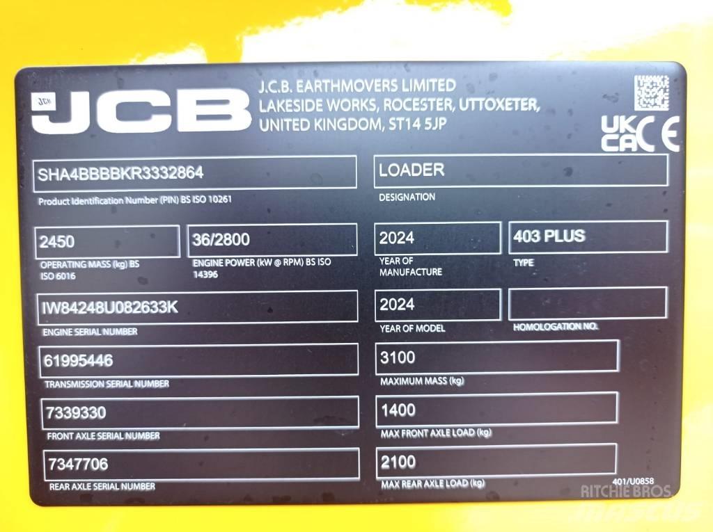 JCB 403 Многофункциональные сельскохозяйственные погрузчики