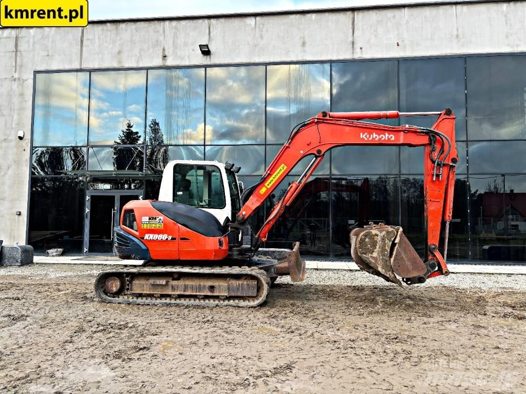 Kubota KX 080-3 Малые экскаваторы 7т-12т