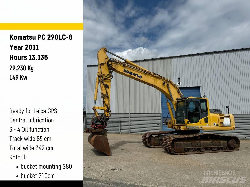 Komatsu PC 290 LC-8 Гусеничные экскаваторы