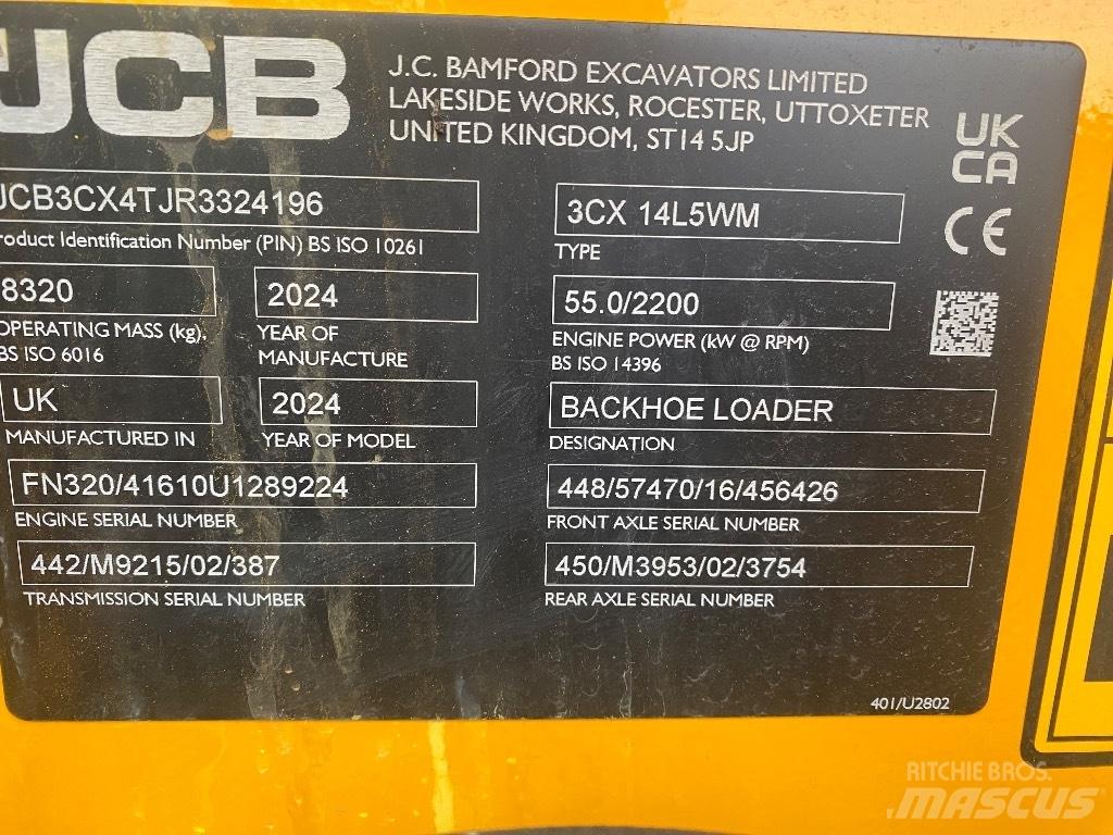 JCB 3 CX 14 Экскаваторы-погрузчики