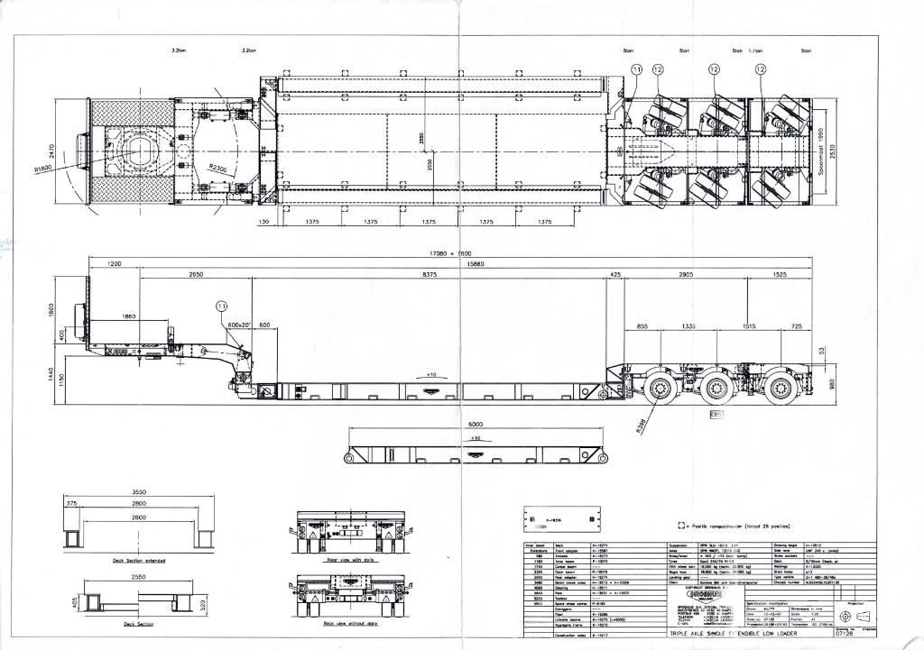 Broshuis Low loader Низкорамные полуприцепы