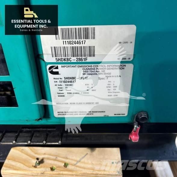 Cummins 5HDKBC Газовые генераторы