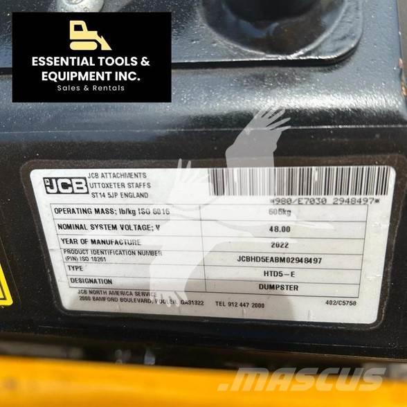 JCB HTD5E Мини-самосвалы