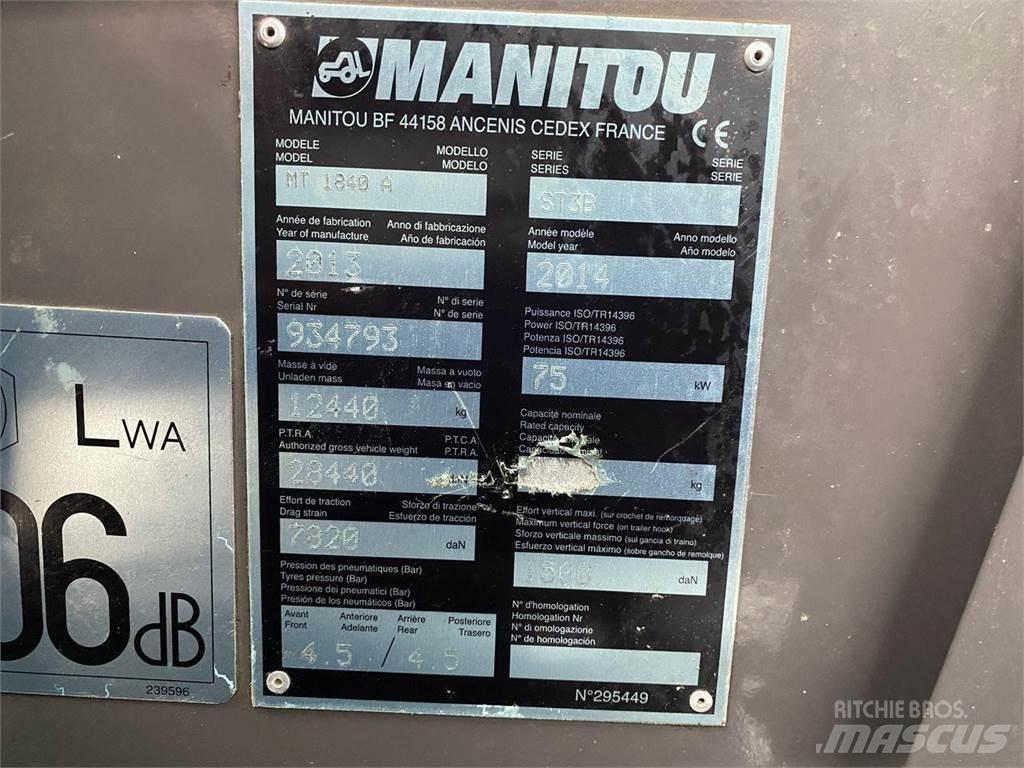Manitou MT1840A Телескопические погрузчики