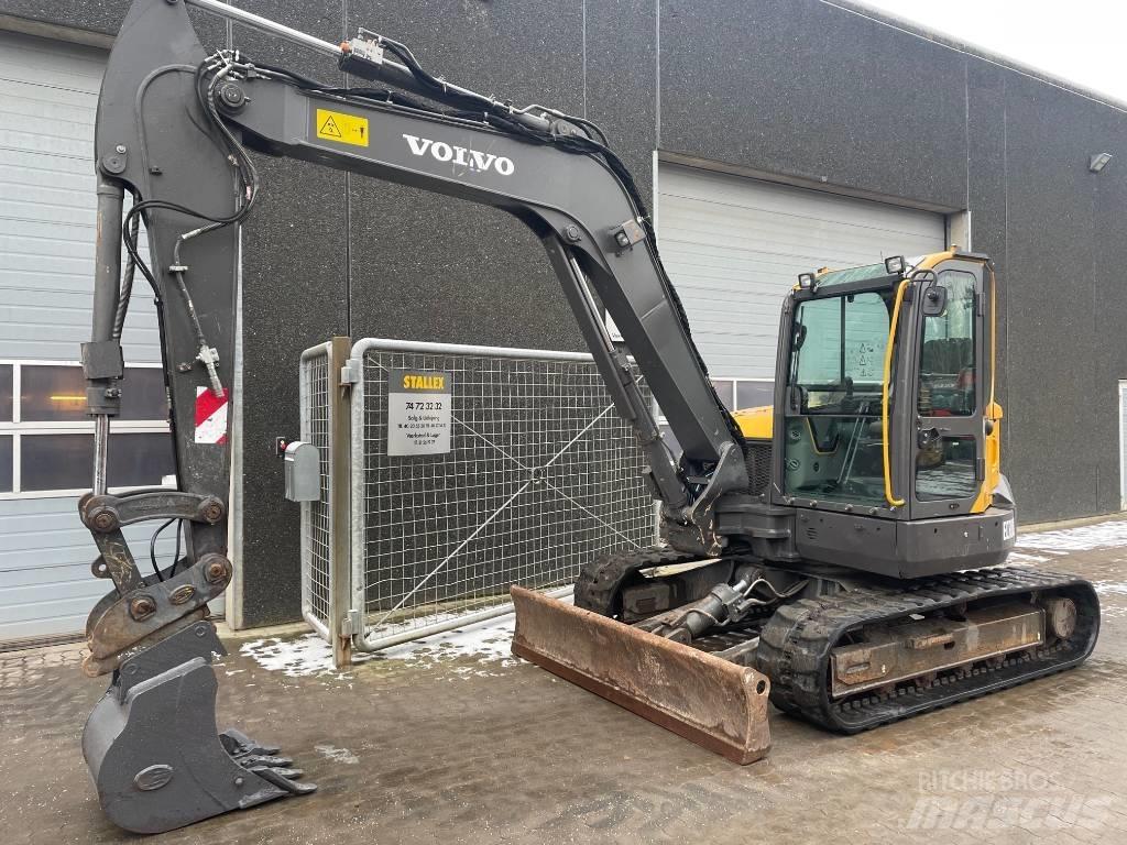 Volvo ECR88D Малые экскаваторы 7т-12т