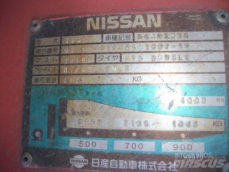 Nissan UGJ02M30 Газовые погрузчики