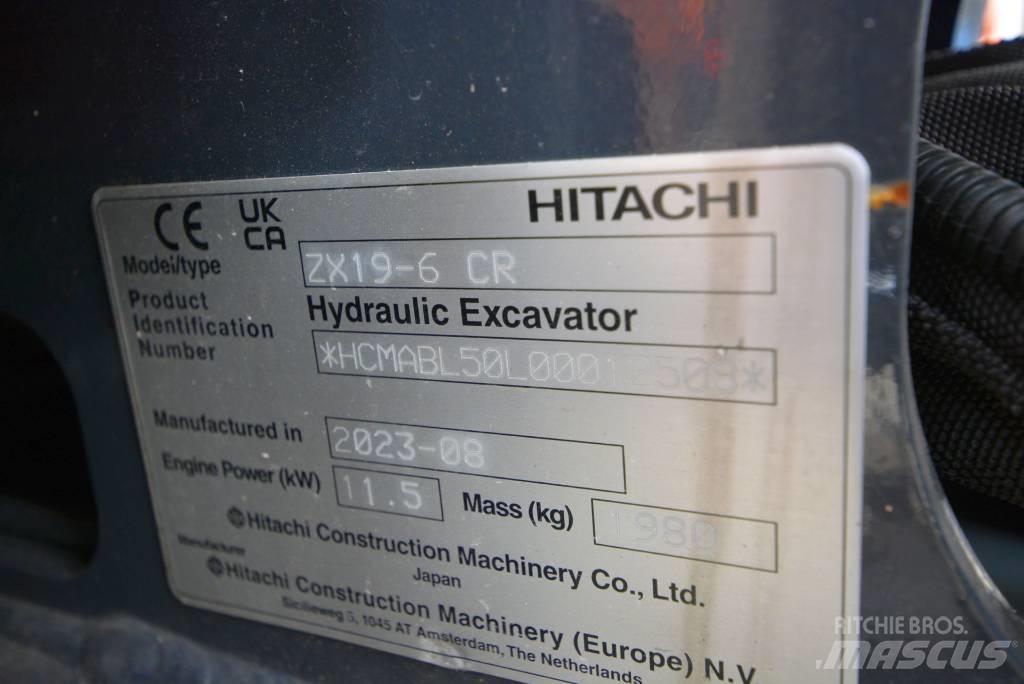Hitachi ZX 19-6 Мини-экскаваторы