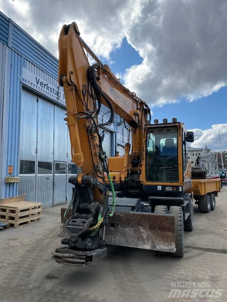 Hyundai 160W-9A Колёсные экскаваторы