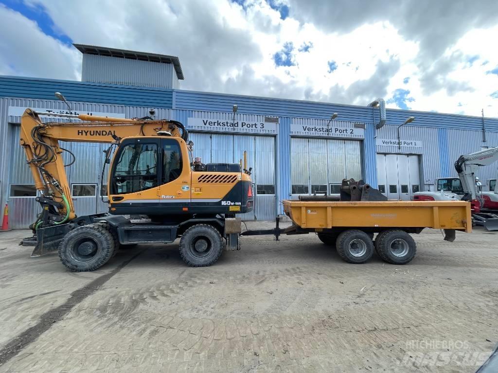 Hyundai 160W-9A Колёсные экскаваторы