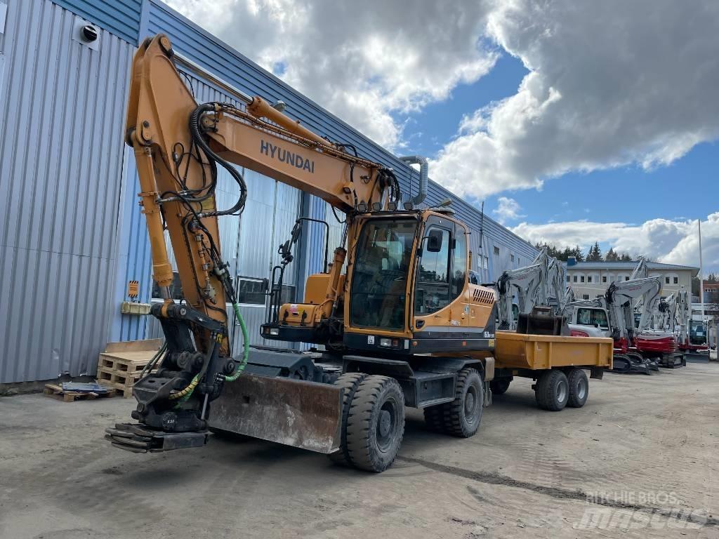 Hyundai 160W-9A Колёсные экскаваторы