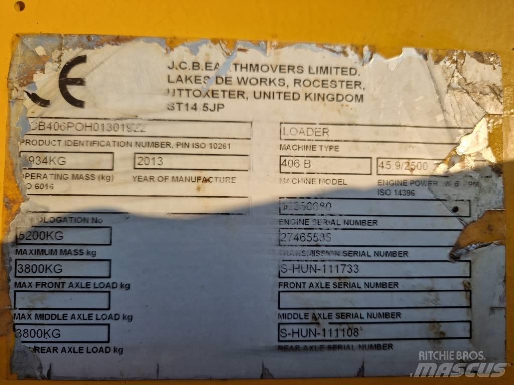 JCB 406 B Фронтальные погрузчики