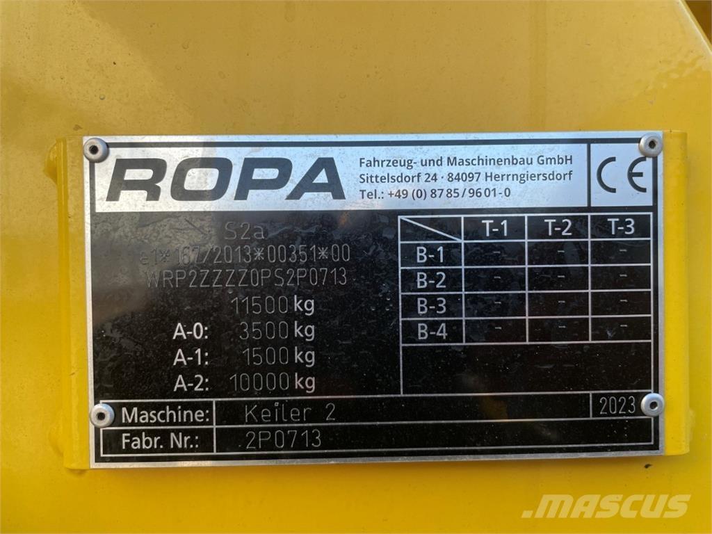 Ropa KEILER 2 Картофелеуборочные комбайны