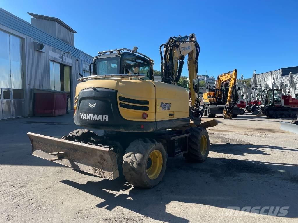 Yanmar B 95 W Колёсные экскаваторы