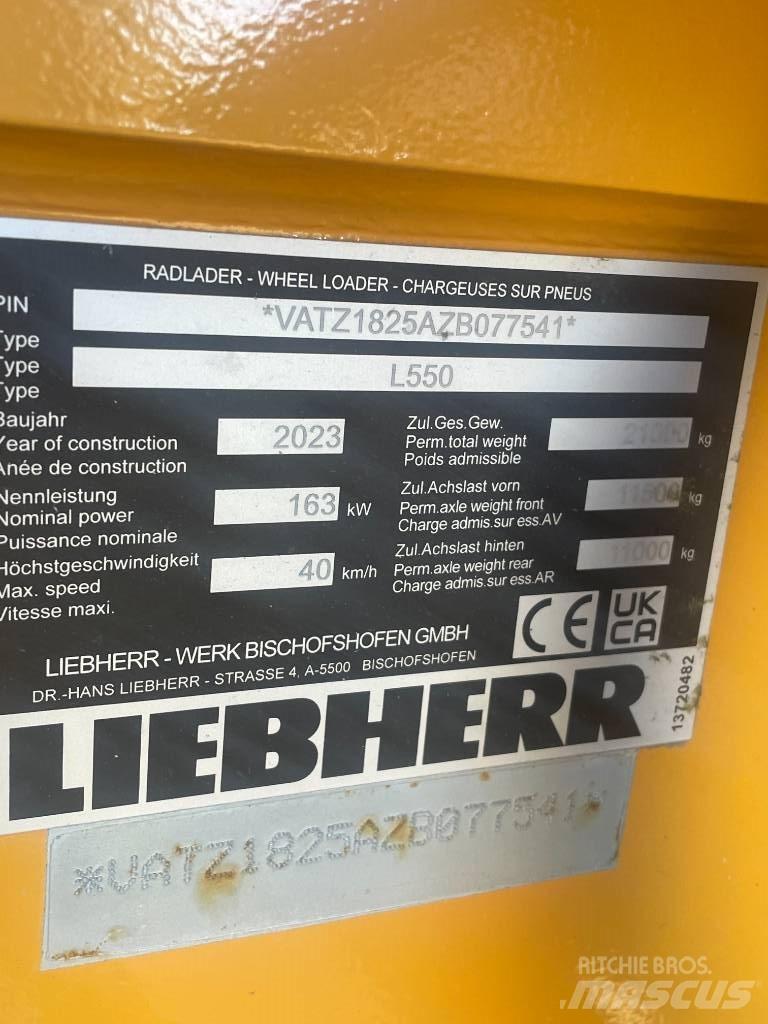 Liebherr L550XPower Фронтальные погрузчики