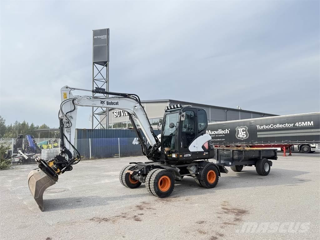 Bobcat E57W Колёсные экскаваторы