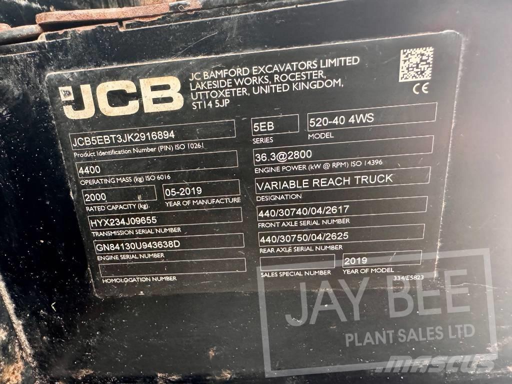 JCB 520-40 Телескопические погрузчики