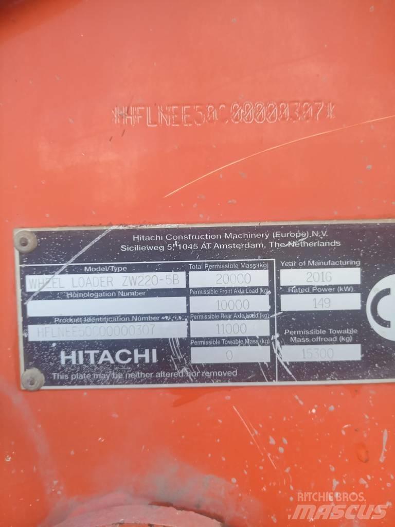 Hitachi ZW 220-6 Колёсные экскаваторы