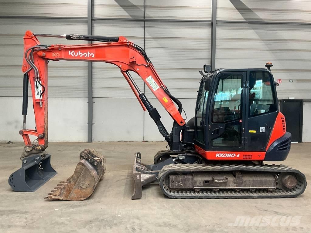 Kubota KX 080-4 Малые экскаваторы 7т-12т