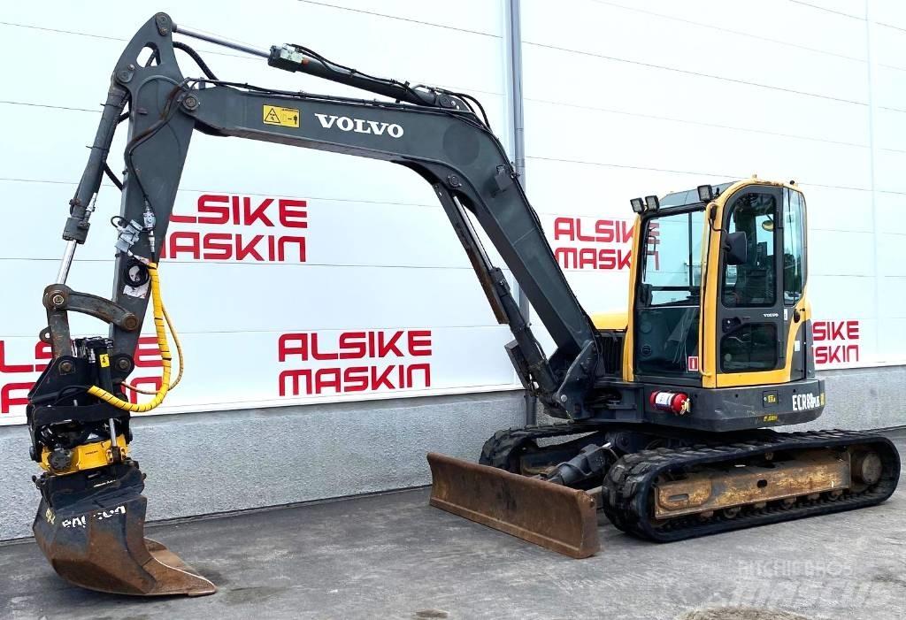 Volvo ECR 88 Малые экскаваторы 7т-12т