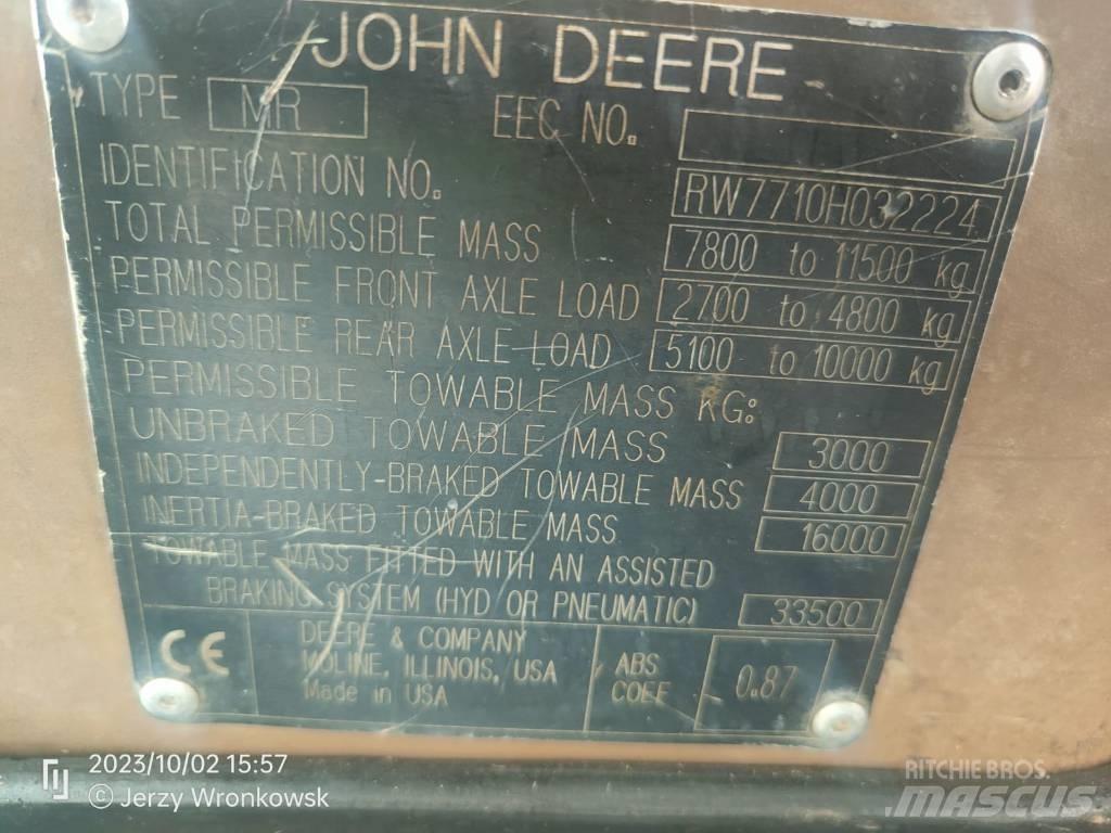 John Deere 7710 Трактора