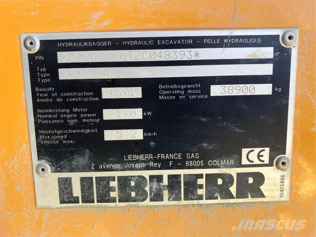 Liebherr R936 Гусеничные экскаваторы
