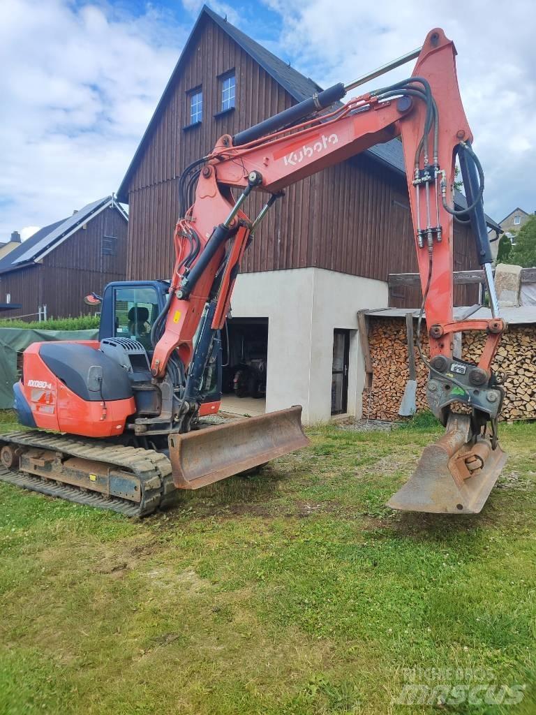 Kubota KX 080-4 Малые экскаваторы 7т-12т