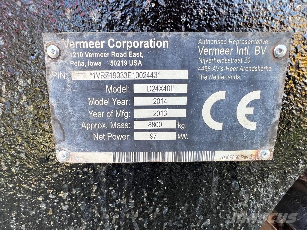 Vermeer D24X40II Оборудование для горизонтального бурения