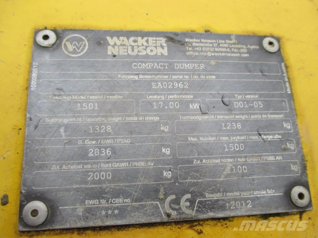 Wacker Neuson 1501 Мини-самосвалы