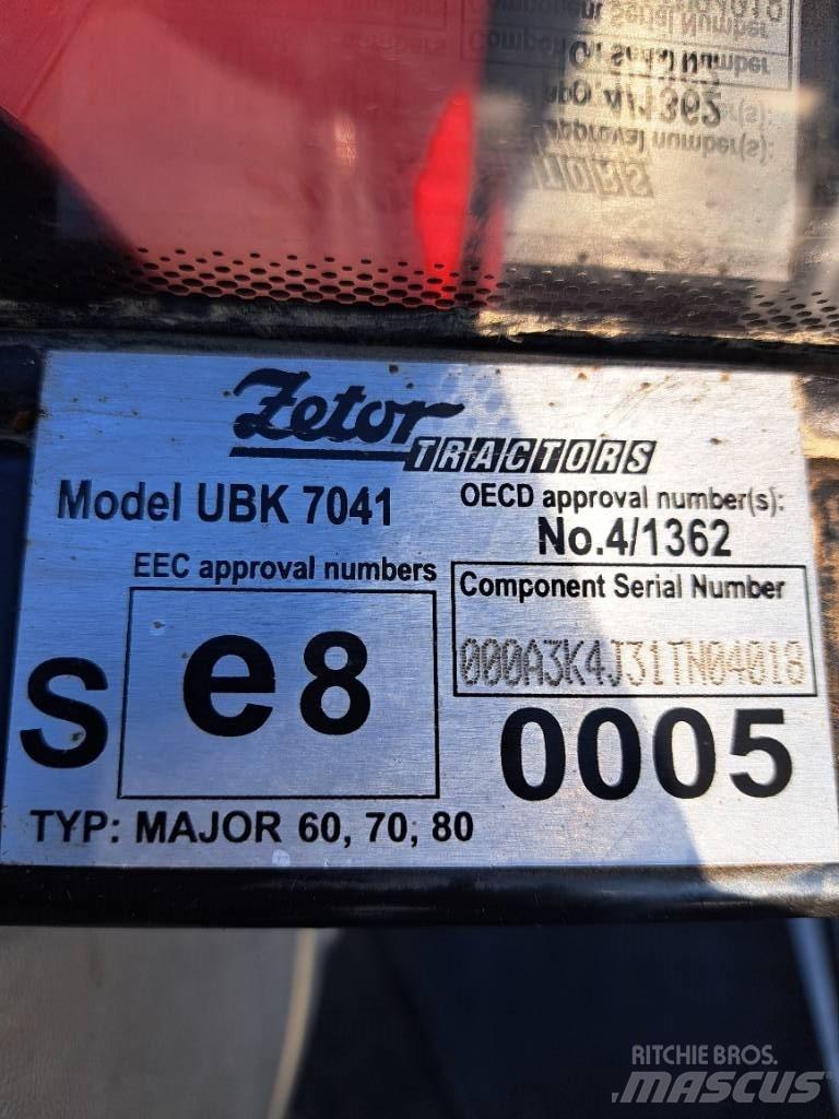 Zetor MAJOR 80 Трактора