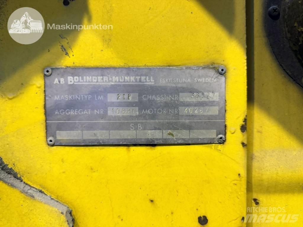 Volvo BM 218 Фронтальные погрузчики