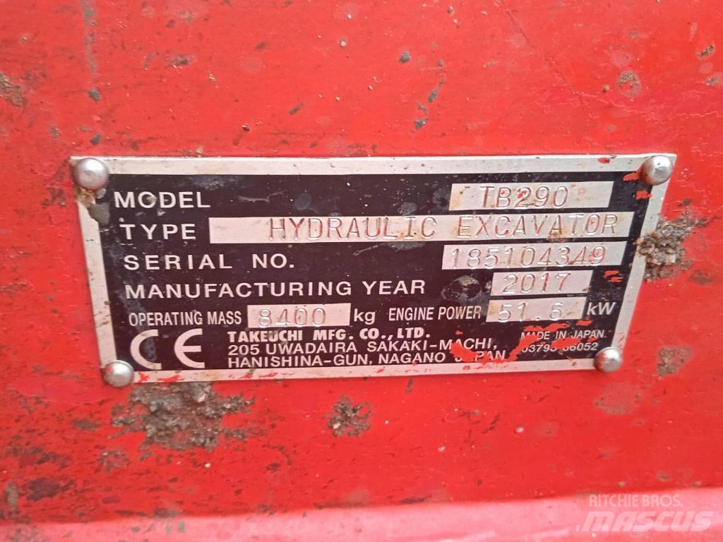 Takeuchi TB290 Мини-экскаваторы