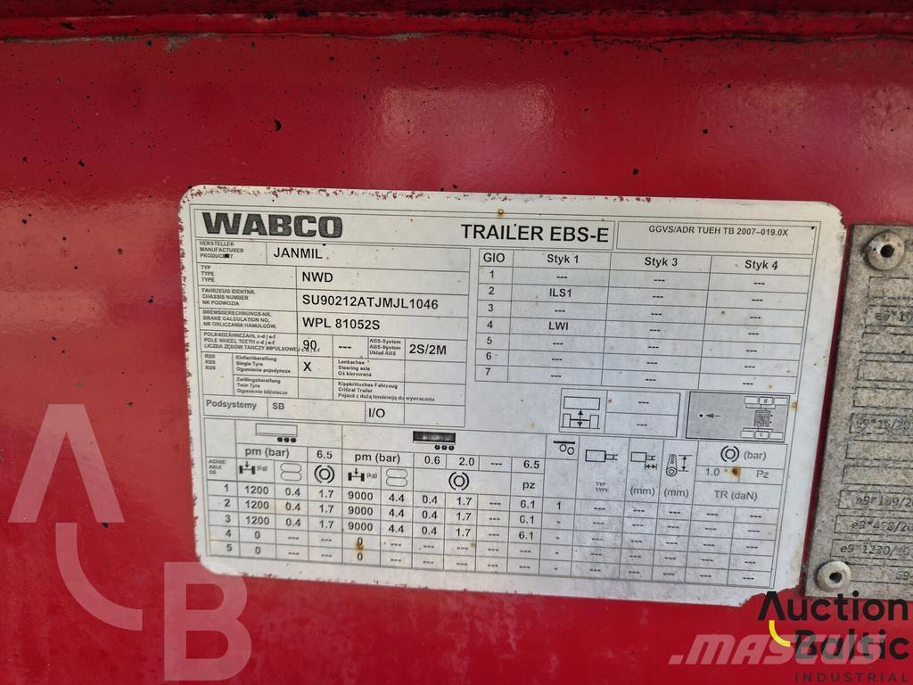 Janmil NWD Самосвальные полуприцепы