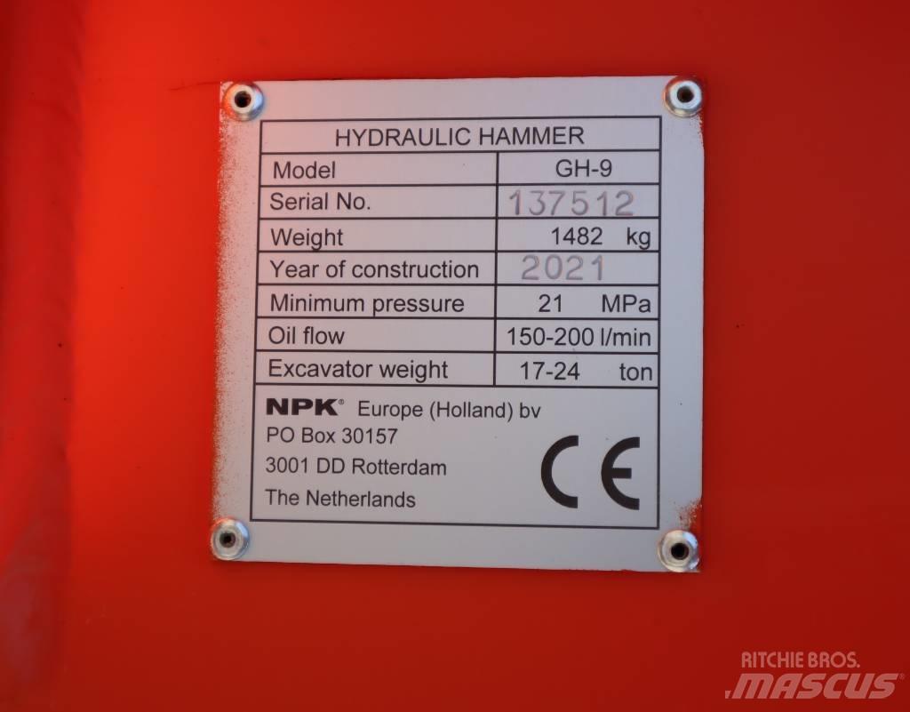 NPK GH-9 E. 17-24 t Гидромолоты