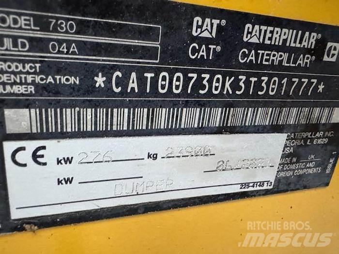 CAT 730 Шарнирно-сочленённые самосвалы